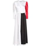 Prada Quinn Satin Maxi Dress