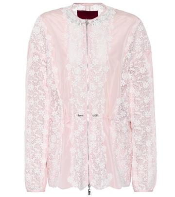 Moncler Gamme Rouge Lace-panelled Jacket