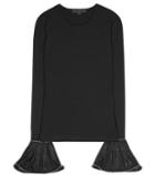 Alexachung Embellished Poet-sleeved Top