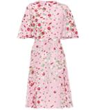 Valentino Floral-printed Silk Dress