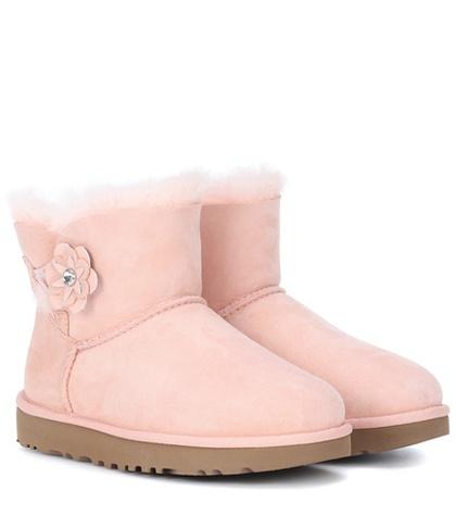 Marc Jacobs Mini Bailey Petal Suede Boots