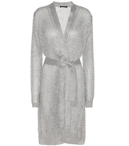 Balmain Lamé Knitted Cardigan