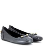 Balenciaga Leather Ballerinas