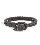 Rokh Knot Intrecciato Leather Bracelet
