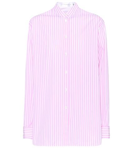 Victoria Beckham Striped Cotton Shirt