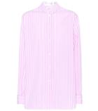 Victoria Beckham Striped Cotton Shirt