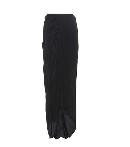 Rick Owens Silk-blend Skirt