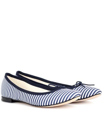 Repetto Cendrillon Striped Ballerinas