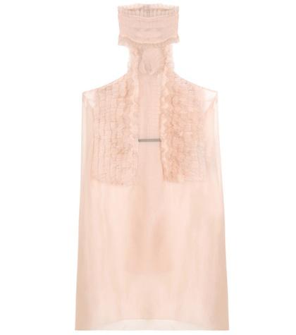 Haider Ackermann Ruffled Silk Top
