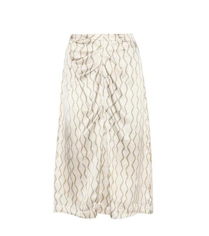 Isabel Marant Sliven Silk Midi Skirt