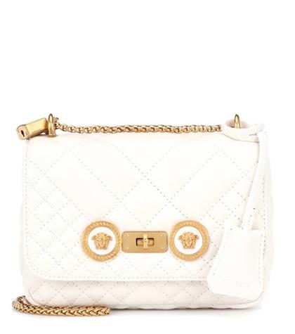 Versace Small Quilted Icon Shoulder Bag