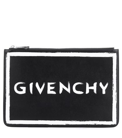 Givenchy Printed Leather Pouch