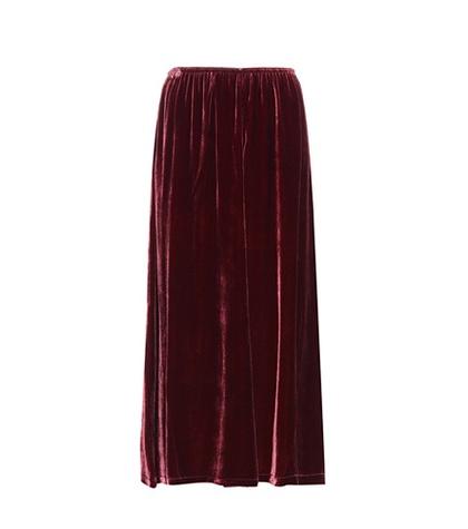 Mcq Alexander Mcqueen Velvet Skirt