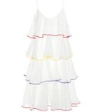 Kate Moss For Equipment Imaan Tier Flounce Cotton Dress