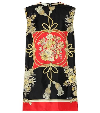 Gucci Floral Silk Twill Tunic