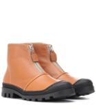 Loewe Leather Ankle Boots