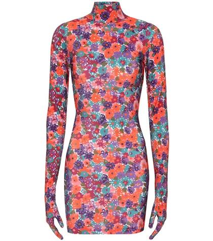 Vetements Floral Glove Dress
