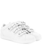 Jimmy Choo Ny Embellished Leather Sneakers