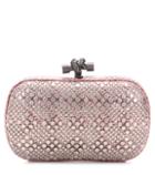 See By Chlo Knot Snakeskin Clutch