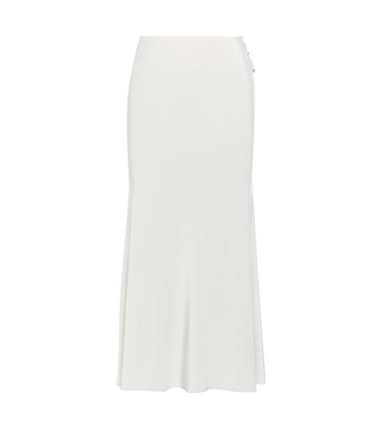 Calvin Klein Collection Kristina Silk Crêpe De Chine Skirt