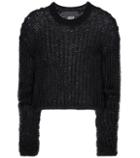 Haider Ackermann Open-knit Cotton And Wool Sweater