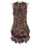 Etro Paisley Silk Chiffon Dress