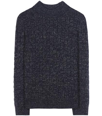 A.p.c. Shelley Metallic Wool-blend Sweater