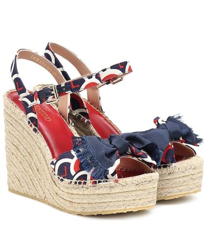 Valentino Garavani Valentino Garavani Vltn Scale Wedge Espadrilles