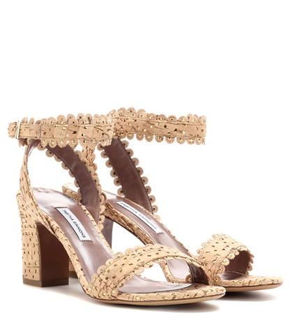 Tabitha Simmons Leticia Natural Cork Sandals