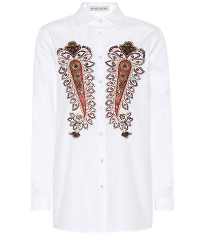 Etro Embroidered Cotton Shirt