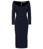 Roland Mouret Ardon Crêpe Midi Dress