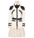 Alexander Mcqueen Leather-trimmed Shearling Coat