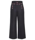 Marc Jacobs Embellished Wool Trousers