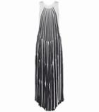 Chlo Cotton-blend Striped Dress