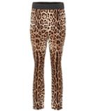 Dolce & Gabbana Leopard-printed Silk Trousers
