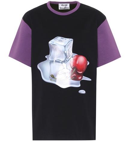Acne Studios Nite Printed Cotton T-shirt