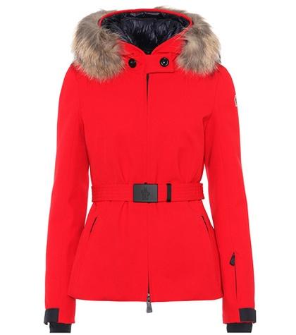 Moncler Grenoble Bauges Fur-trimmed Ski Jacket