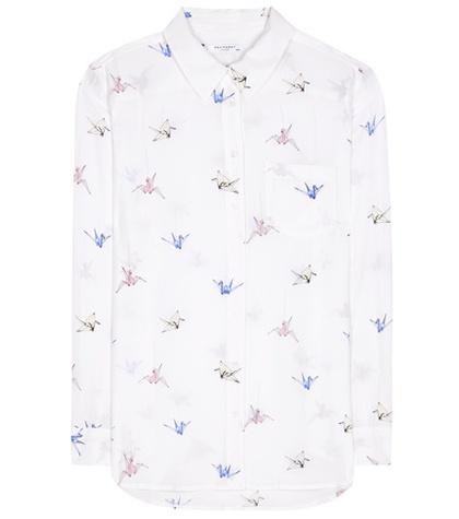 Equipment Reese Printed Silk Shirt