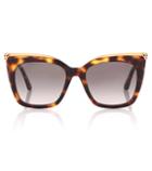 Cartier Eyewear Collection Panthère De Cartier Square Sunglasses