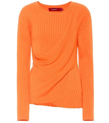 Sies Marjan Dottie Ribbed Cotton-blend Sweater