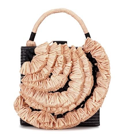 Sanayi 313 Anetta Raffia Handbag
