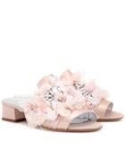 Roger Vivier Rabat Petals Crystal-embellished Sandals
