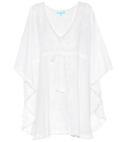 Karla Colletto Irene Embroidered Cotton Kaftan