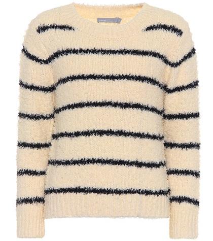 Vince Cotton And Linen-blend Sweater