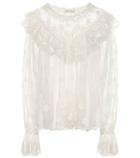 Ulla Johnson Lucien Embroidered Blouse