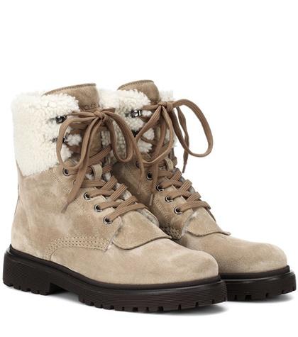 Moncler Patty Suede Ankle Boots