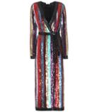 Alexander Mcqueen Sequin-embellished Wrap Dress