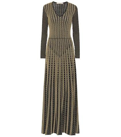 Roberto Cavalli Knitted Metallic Dress