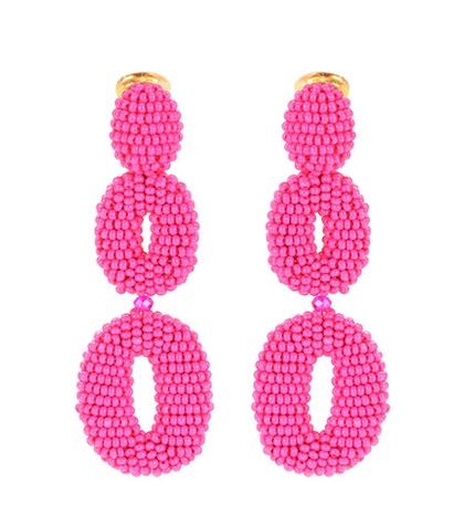 Self-portrait Beaded Clip-on Earrings