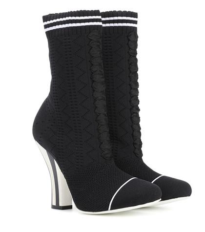 Acne Studios Stretch-knit Ankle Boots